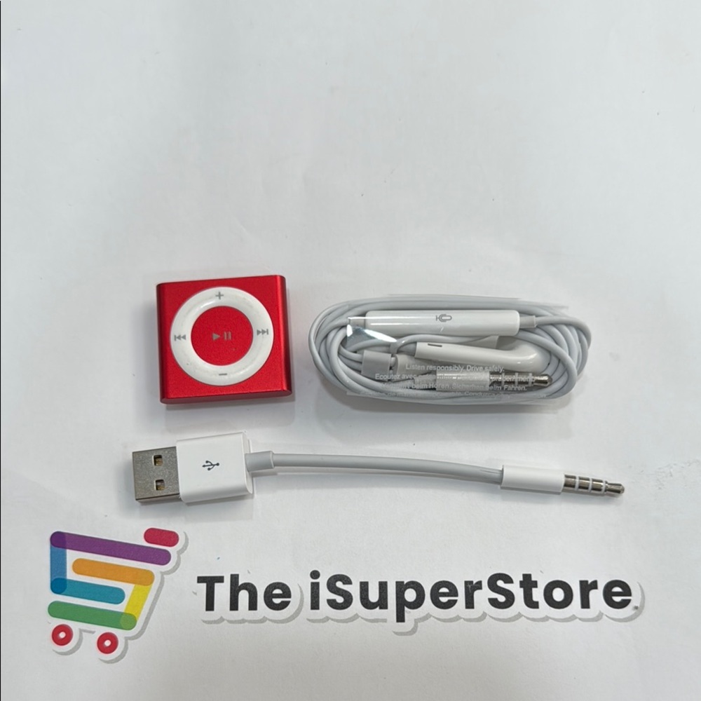 Apple ipod Shuffle 4th Gen 2GB Red + 1 Year Warranty